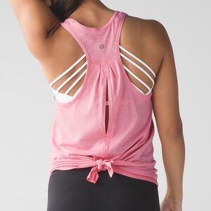 Lululemon Salute the Sun Tank
Heathered Yum Yum Pink